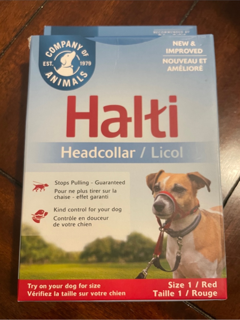 Headcollar Dog Head Collar — Red